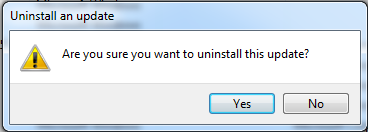 start uninstall IE11 on windows7